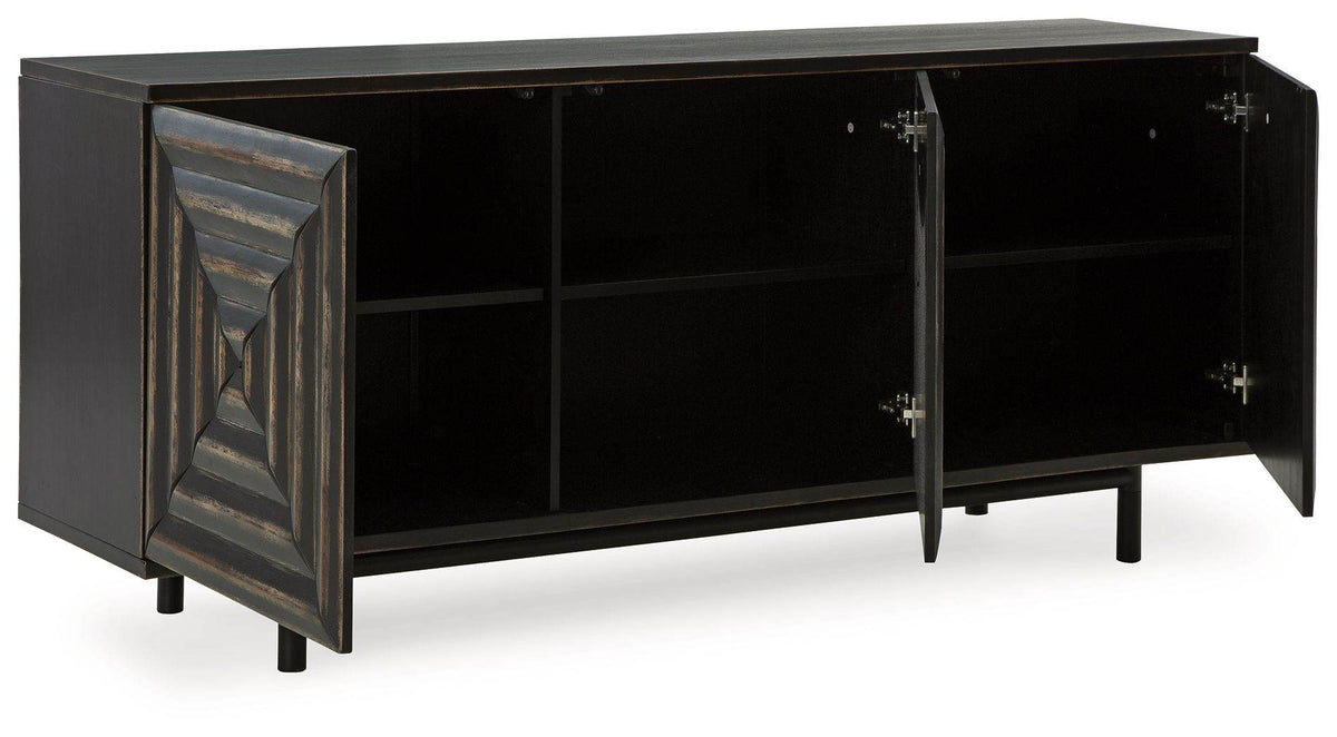 Fair Ridge - Distressed Black - Accent Cabinet - Forward Furniture