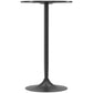 Round High-Top Bar Table for 2 - Black