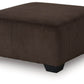 Kimlee - Chocolate - Oversized Accent Ottoman - Forward Furniture
