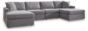 4 Pc. Double Storage Chaise Sectional