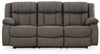 First Base - Reclining Sofa - Gunmetal