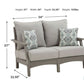 Visola - Gray - Loveseat w/Cushion