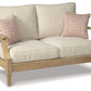 Clare - Beige - Loveseat W/Cushion