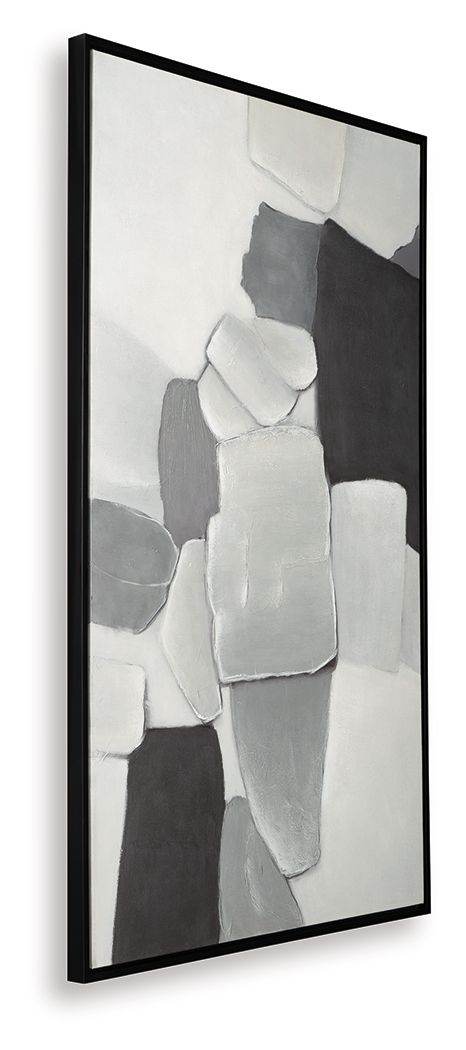 Adilson - White / Gray / Black - Wall Art - Forward Furniture