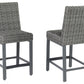 Palazzo - Gray - Tall Barstool (Set of 2)