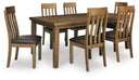 7 Pc. Table, 6 Chairs