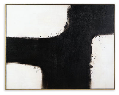 Reighlea - Black / White - Wall Art - Forward Furniture