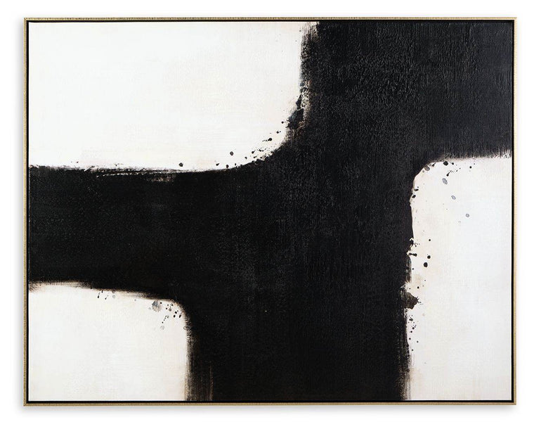 Reighlea - Black / White - Wall Art - Forward Furniture