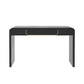 Narrow TV Sofa Table with Storage Drawers, Wood Console Table Ideal for Living Room, Entryway, 47.5'' L x 15.5'' W x 30'' H, Black