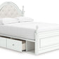 Kozlani - Upholstered Panel Storage Bed