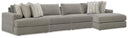 4 Pc. Right Arm Facing Corner Chaise Sectional