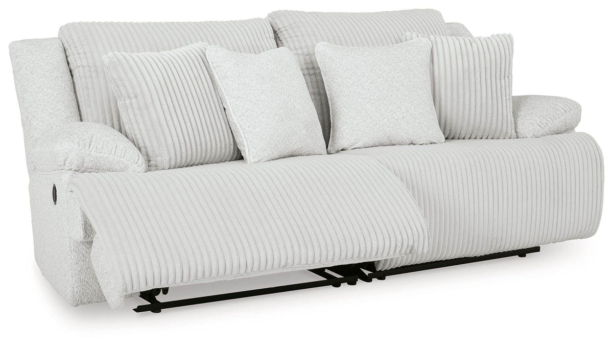 Top Tier - Alloy - 2-Piece Sectional Loveseat With RAF And LAF Recliner - Forward Furniture