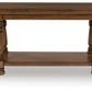 Sturlayne - Brown - Flip Top Sofa Table