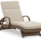 Beachcroft - Beige - Chaise Lounge With Cushion