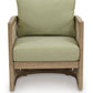 Serena Shores - Lounge Chair With Cushion (Set of 2) - Beige / Green