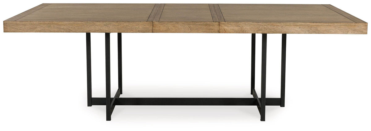 Tomtyn - Light Brown - Rectangular Dining Room Extension Table - Forward Furniture