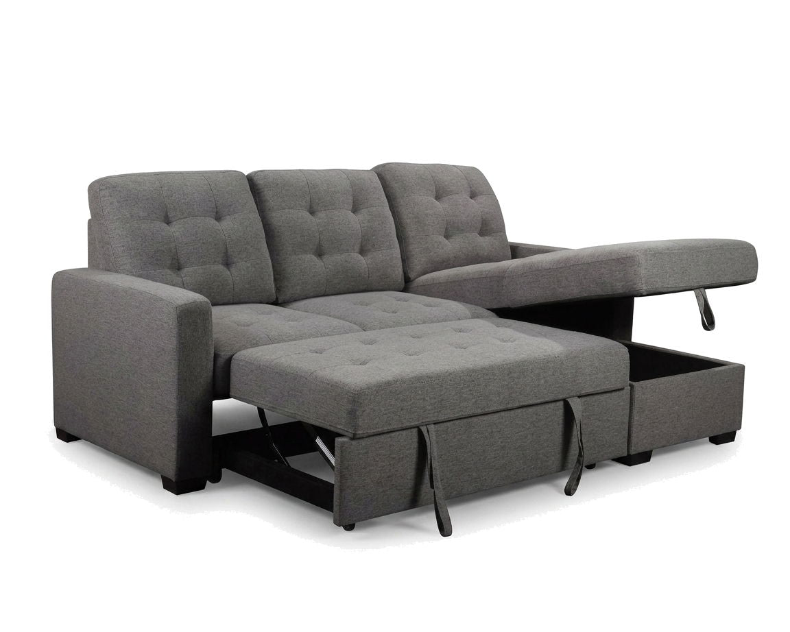 Dyno Reversible Sectional with Sleeper Storage