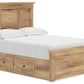 Makidern - Panel Storage Bed