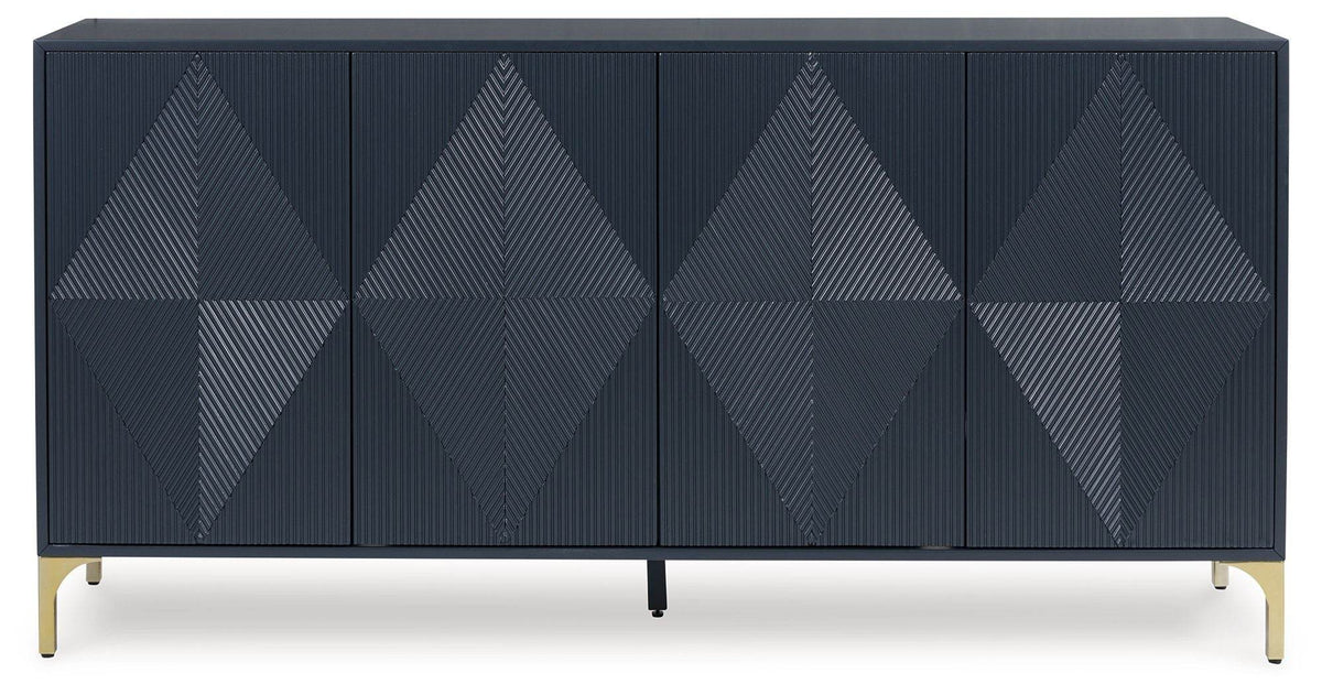 Loirwick - Dark Blue - Accent Cabinet - Forward Furniture
