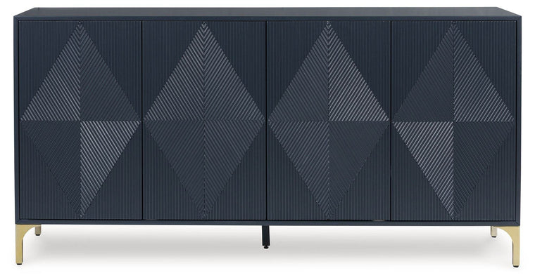Loirwick - Dark Blue - Accent Cabinet - Forward Furniture