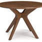 Lyncott - Brown - Round Dining Room Table