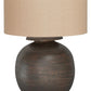 Carlenbury - Antique Brown - Metal Table Lamp