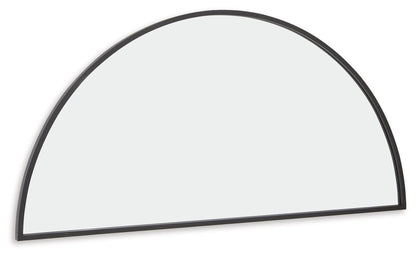Denlow - Black - Accent Mirror - Forward Furniture