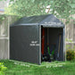 4 x 6ft Outdoor Storage Shed Tent, Portable Shed with Roll-up Door for Motorcycle, Bike, Garden Tools