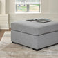 UrbanCrest - Oversized Accent Ottoman - Pewter