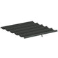 8.2' x 8.4' Retractable Pergola Canopy Replacement for 10' x 10' Frame, Cover Replacement (Cover Top Only), Dark Grey