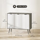 Sideboard Buffet Cabinet with 3 Doors - Grey