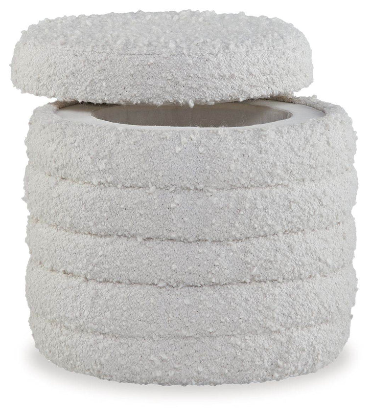 Duntler - Ivory - Storage Ottoman - Forward Furniture