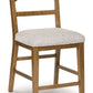 Cabalynn - Upholstered Barstool (Set of 2) - Oatmeal / Light Brown