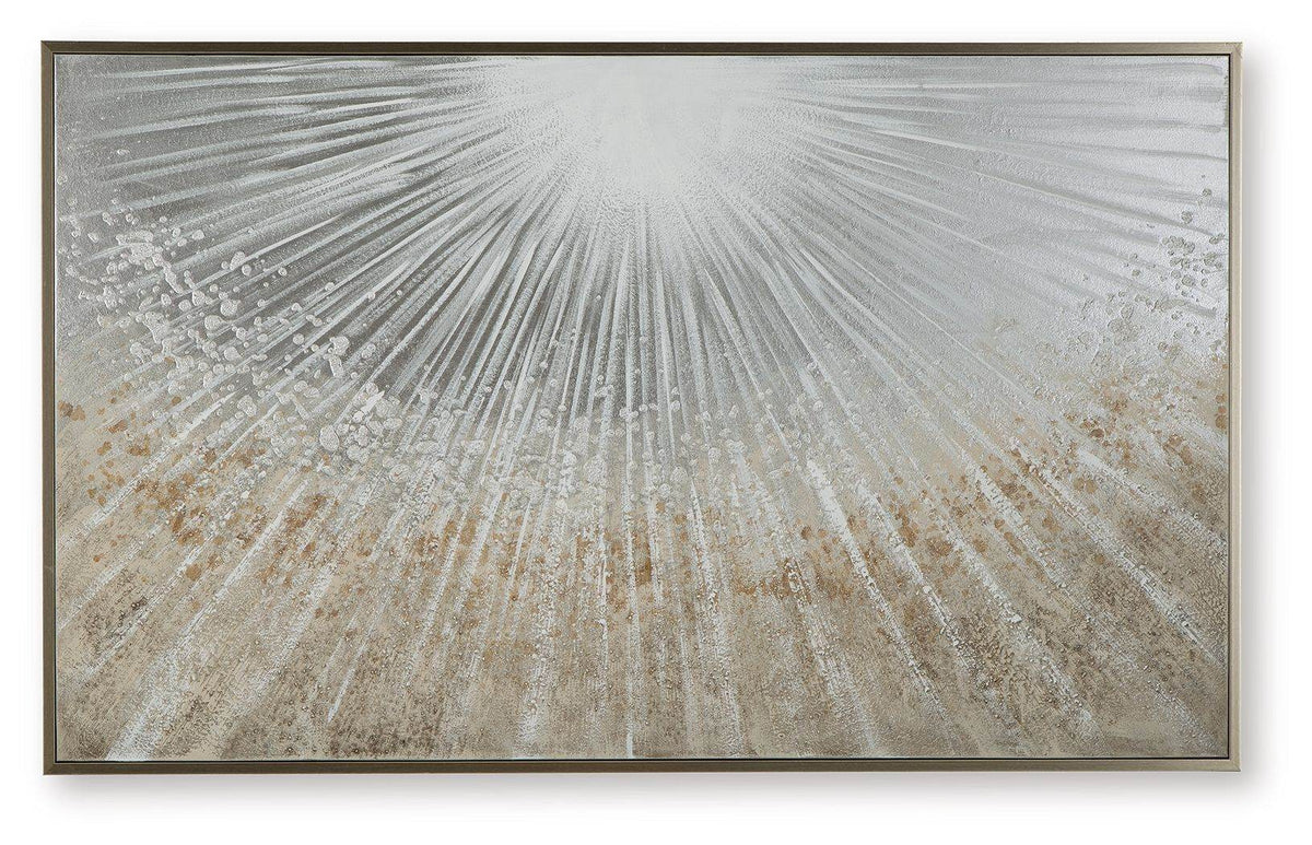 Waldard - Wall Art - Gray / Taupe / White