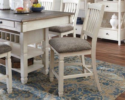 Bolanburg - Beige - Upholstered Barstool (Set of 2) - Forward Furniture