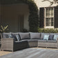 Salem Beach - Gray - 3 Pc. - Sectional Lounge