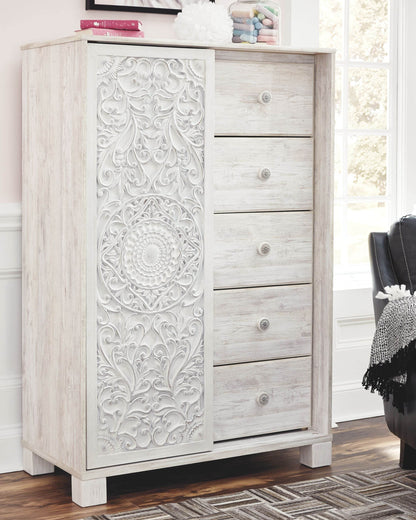 Paxberry - Whitewash - Dressing Chest - Forward Furniture