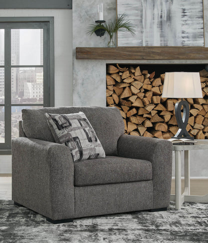 Gardiner - Pewter - Chair And A Half - Forward Furniture
