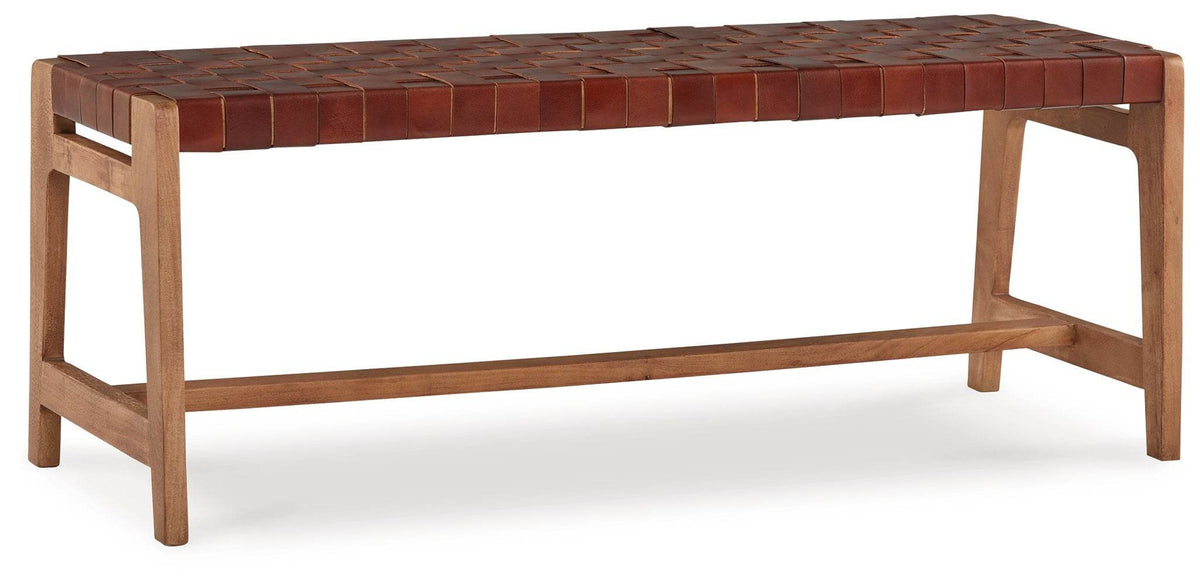 Lemmund - Accent Bench - Natural / Brown