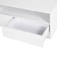 LED Lighted TV Stand for TVs up to 75", Modern TV Cabinet with Storage Drawers for Living Room, High Gloss White