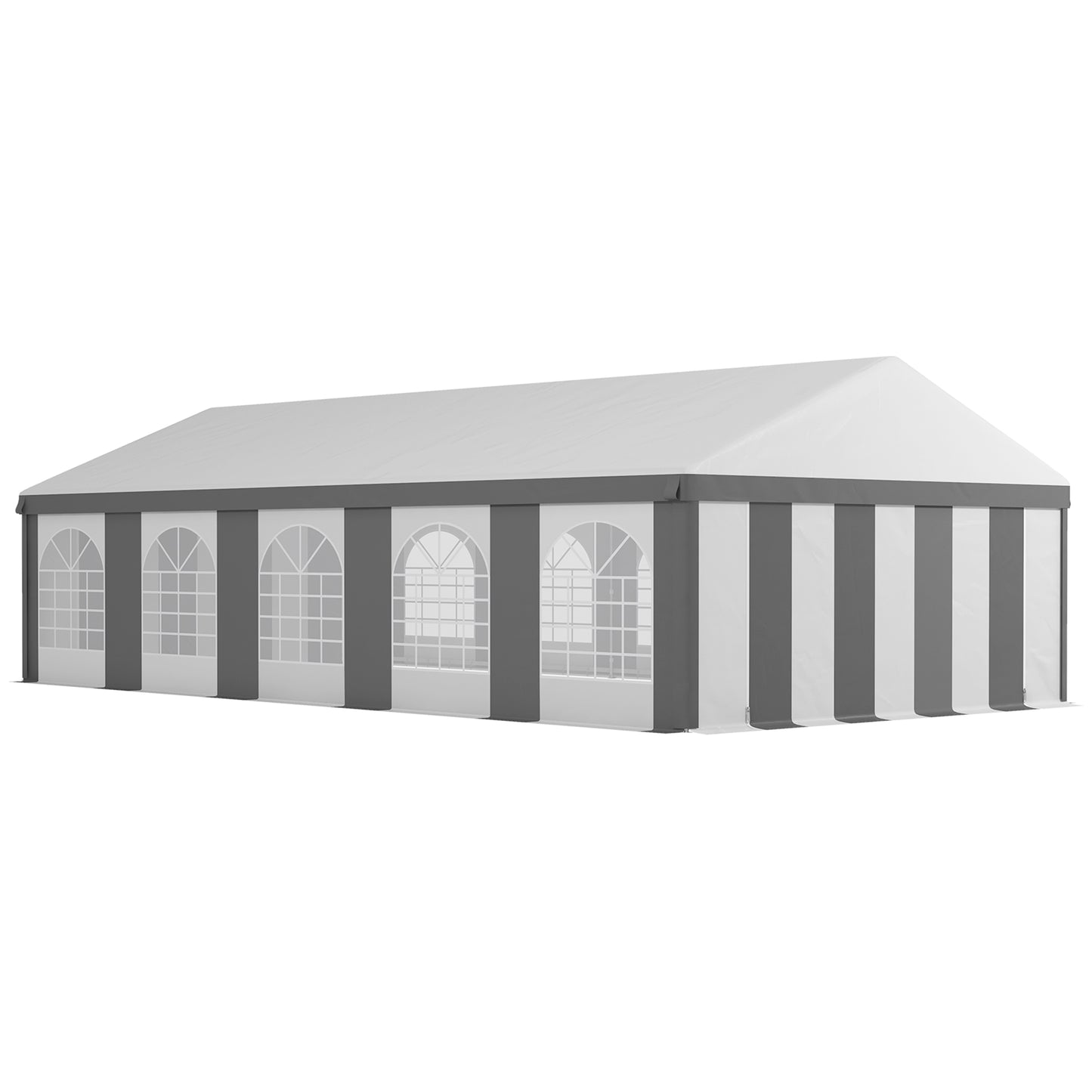 Heavy Duty Large Party Tent & Carport with Removable Sidewalls, Portable Garage Canopy Tent, White