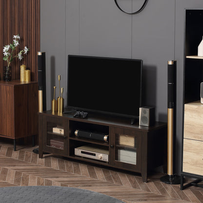 Fireplace TV Stand for 60" TVs with Storage - Coffee