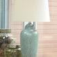 Saher - Green - Ceramic Table Lamp  - Earthy Ceramic