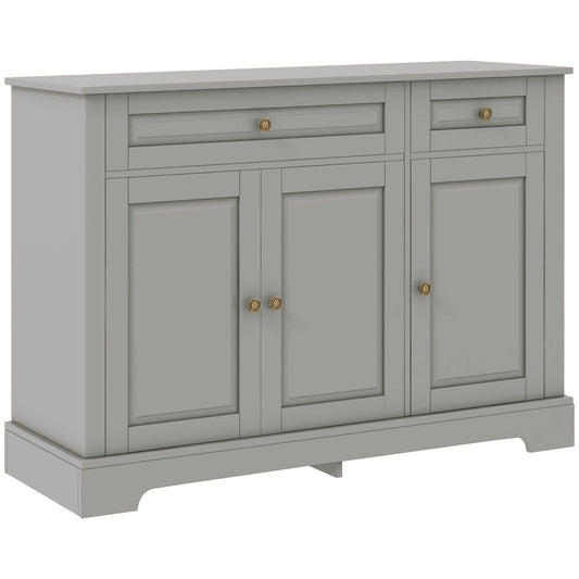 Sideboard Buffet Cabinet with 2 Drawers - Grey