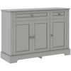 Sideboard Buffet Cabinet with 2 Drawers - Grey