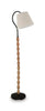 Corinwell - Wood Floor Lamp - Brown / Black