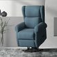 Wingback Lift Chair for Elderly, Power Chair Recliner with Footrest, Remote Control, Side Pockets, Blue
