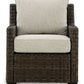 Brook Ranch - Brown - Lounge Chair With Cushion