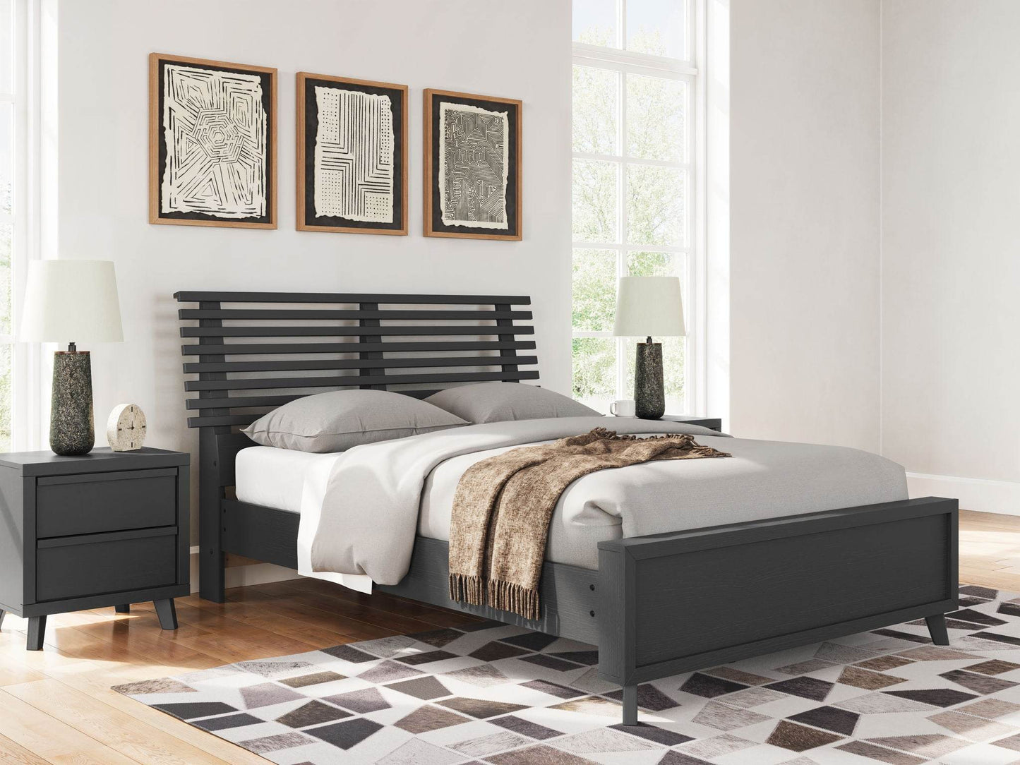 Danziar - Slat Panel Bed - Forward Furniture