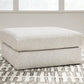 Kestrie - Oversized Accent Ottoman - Feathered